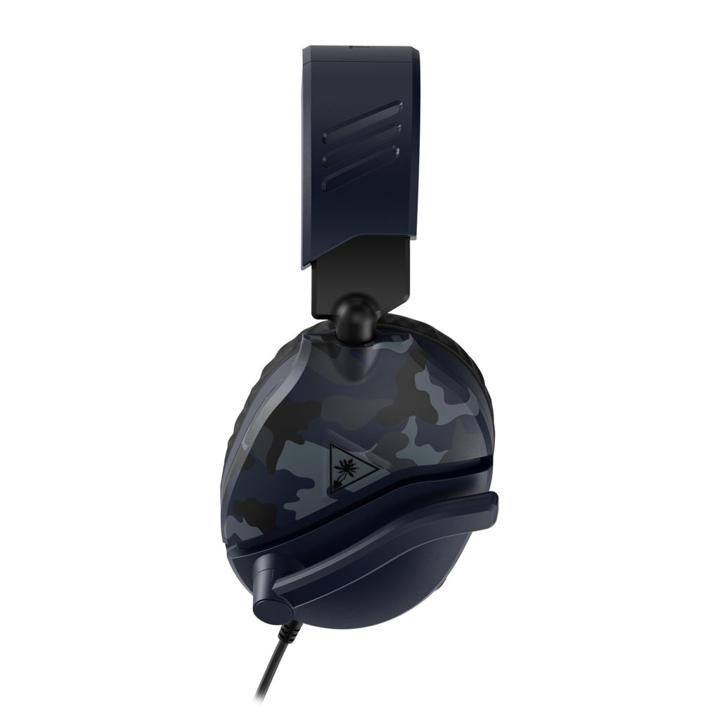 TURTLE BEACH Recon 70 Casque Gaming Filaire (Prise 3.5mm) - Micro Muet par Basculement - PC, PS5, Xbox Series X|S, Switch 2 & Plus - Camouflage Bleu