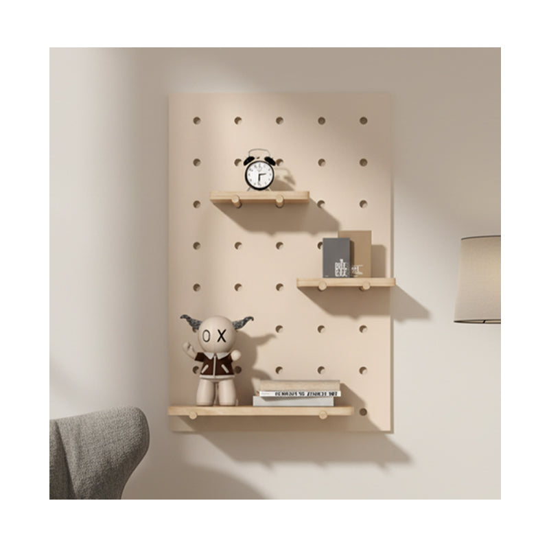 JORDAN&JUDY Organisateur Panneau Perforé en Bois Massif, 40 cm × 60 cm, Couleur Crème