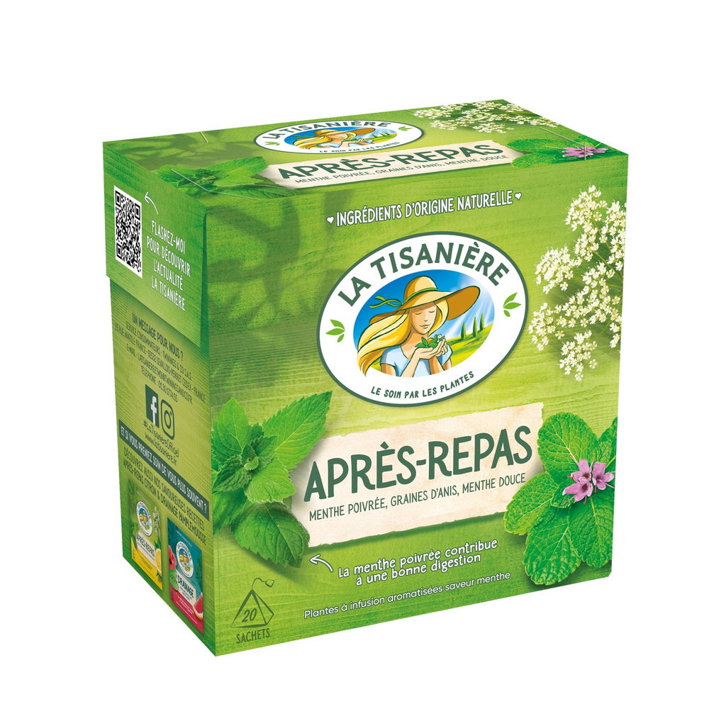 LA TISANIERE Infusion Anis-Vert Menthe Verveine 20 sachets