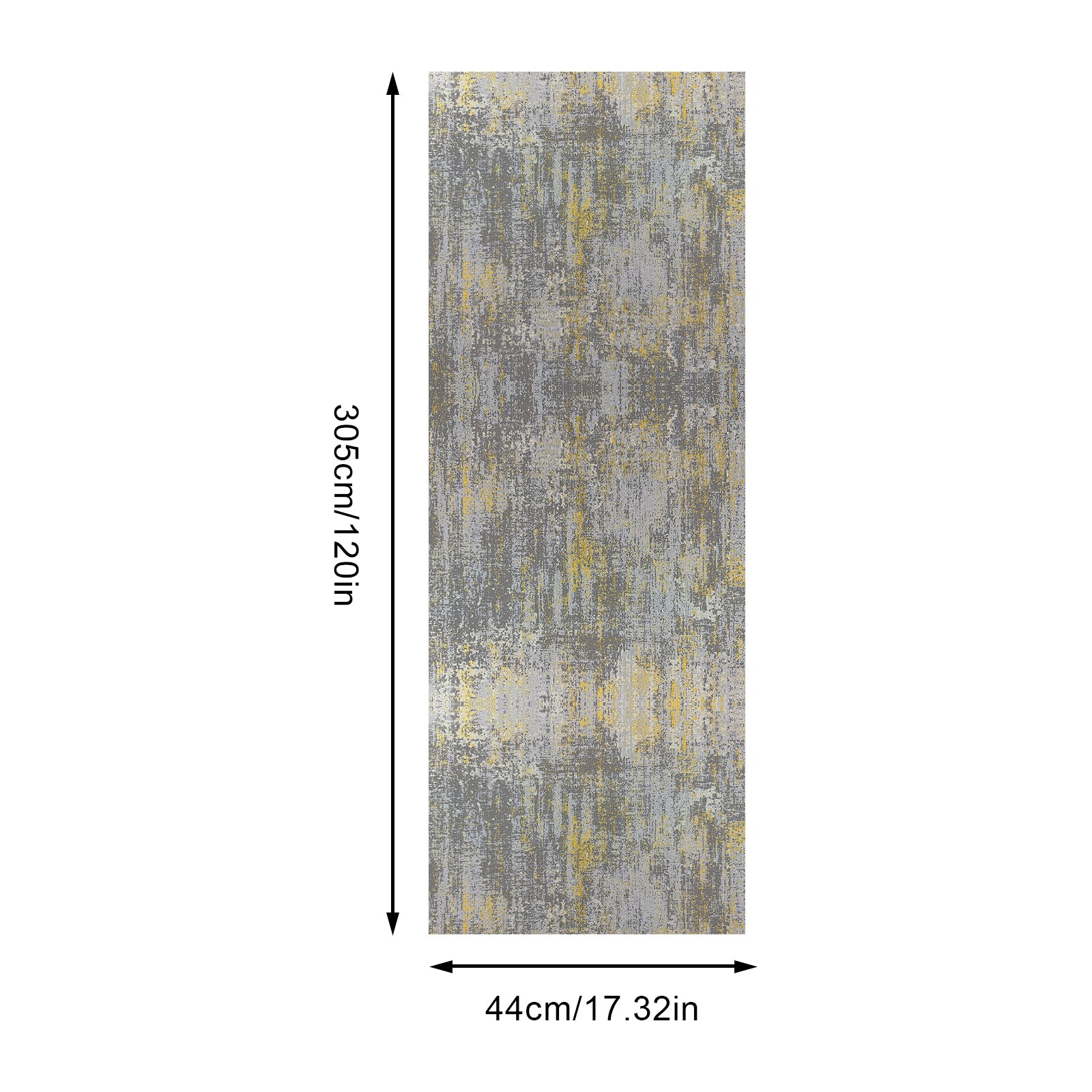 Papier Peint Style Industriel Autocollant Murgall Gris Clair 44x305cm 1 Rouleau