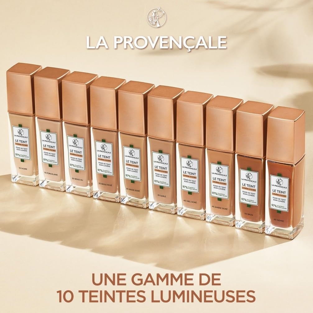La Provençale Bio Le Fond de Teint Soin Lumière Naturel 30 Beige Doré 30 ml