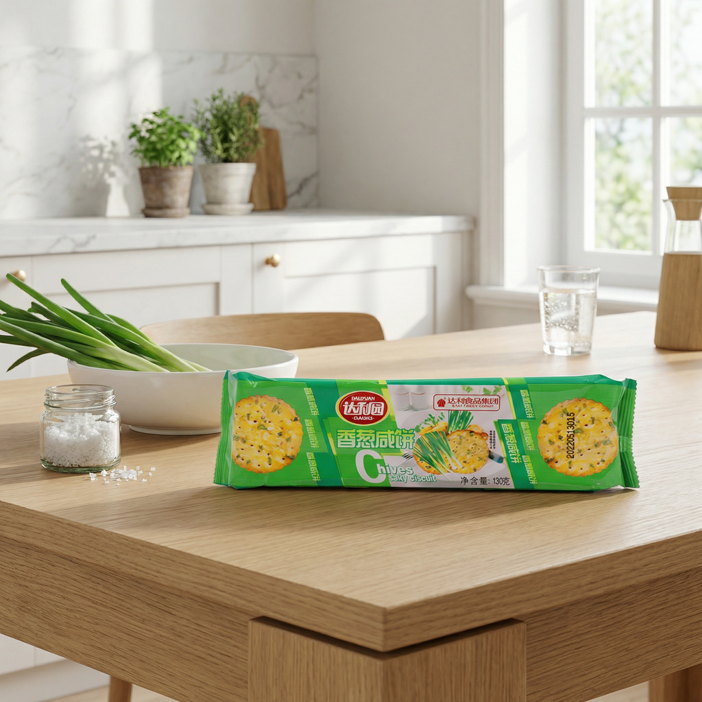 Daliyuan Biscuits salés à la ciboule - 130 g