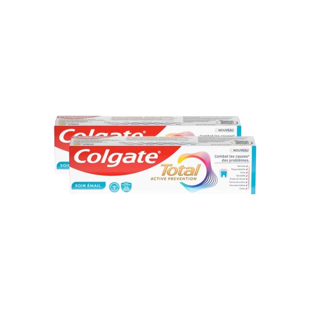 Colgate Total Active Cavity Protection Toothpaste 75 ml - Pack of 2 (2 x 75ml = 2 tubes)