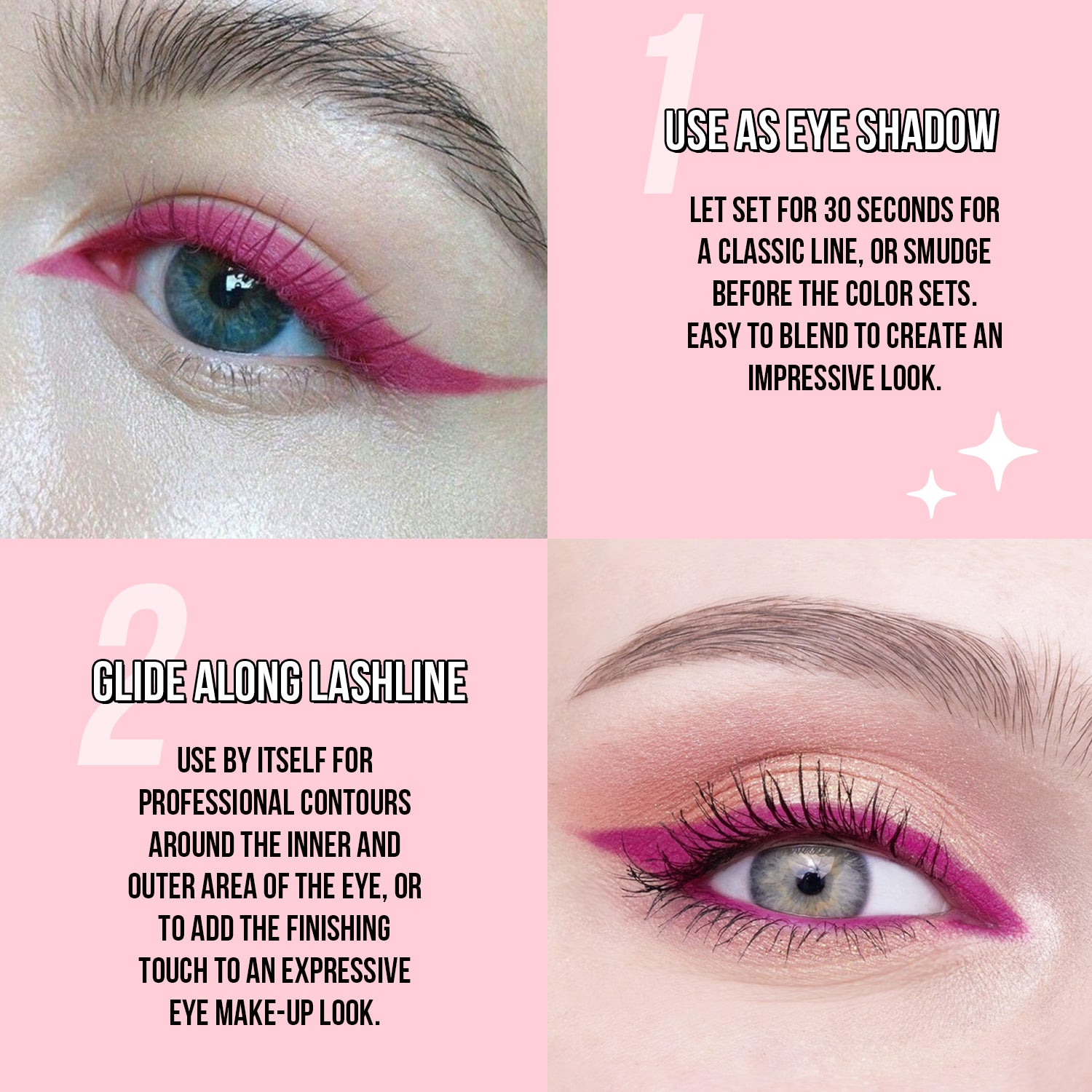 Misslyn Crayon pour les yeux Couleur intense 209 Rose ultra
