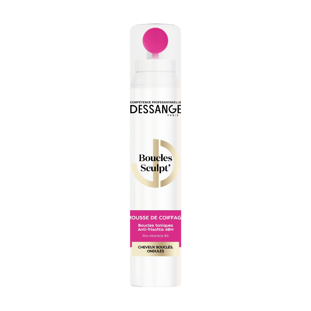 Dessange Boucles Sculpt' Mousse de Coiffage Boucles Toniques Anti-frisottis Longue Tenue 200ml