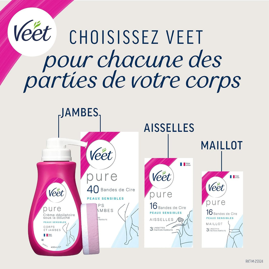 Veet Minima Cire Chaude au Sucre à l'Huile d'Argan 250 ml