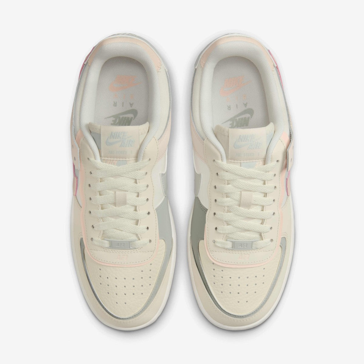 Nike Air Force 1 Shadow Beige/Rose Femme