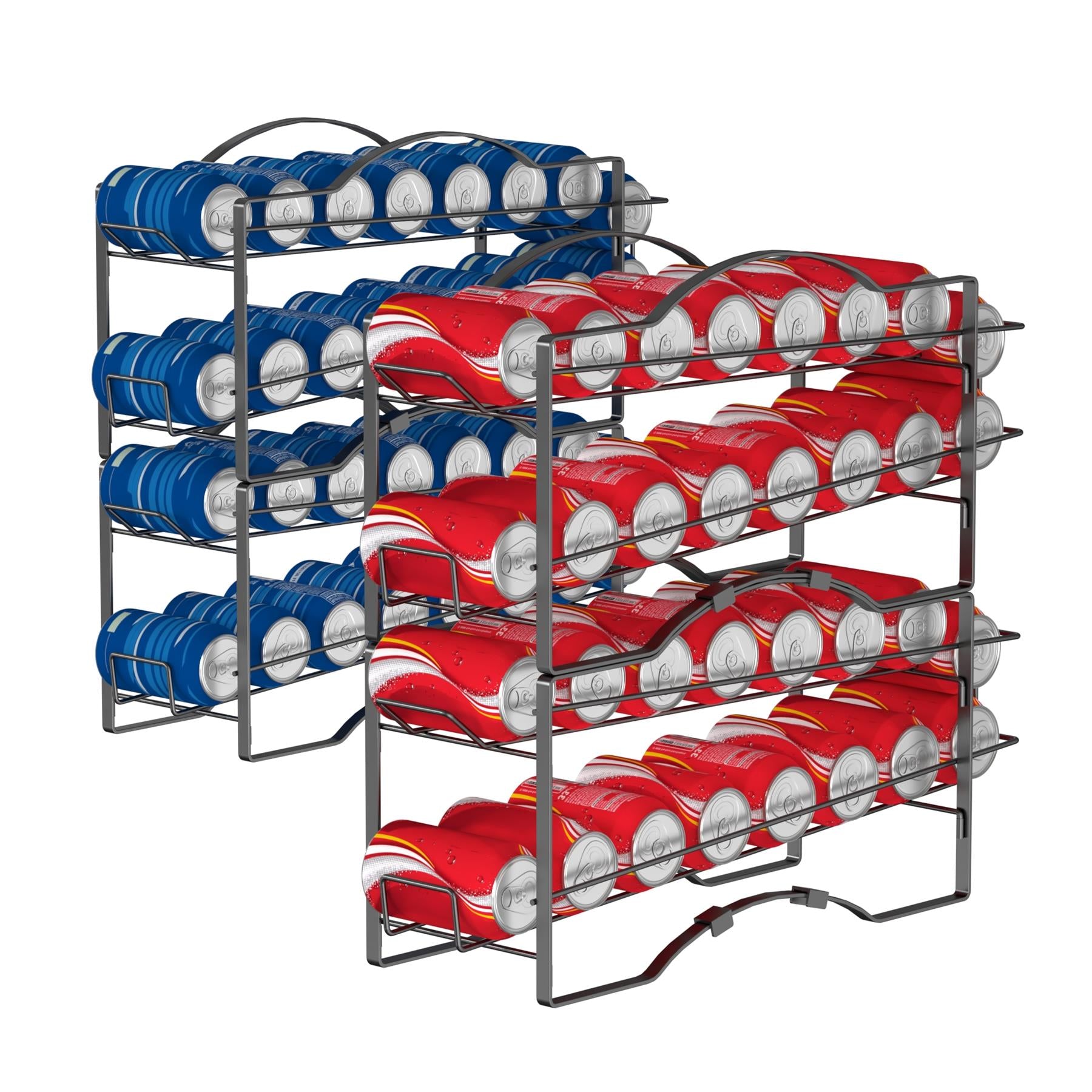 SRD Lot de 6 supports pour canettes de cola noirs, Soldes du Nouvel An, Meilleures idées cadeaux