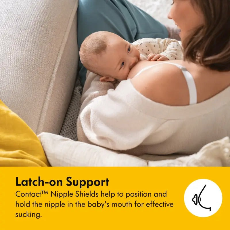 MEDELA Contact - Bouts de sein en silicone, taille L , lot de 2