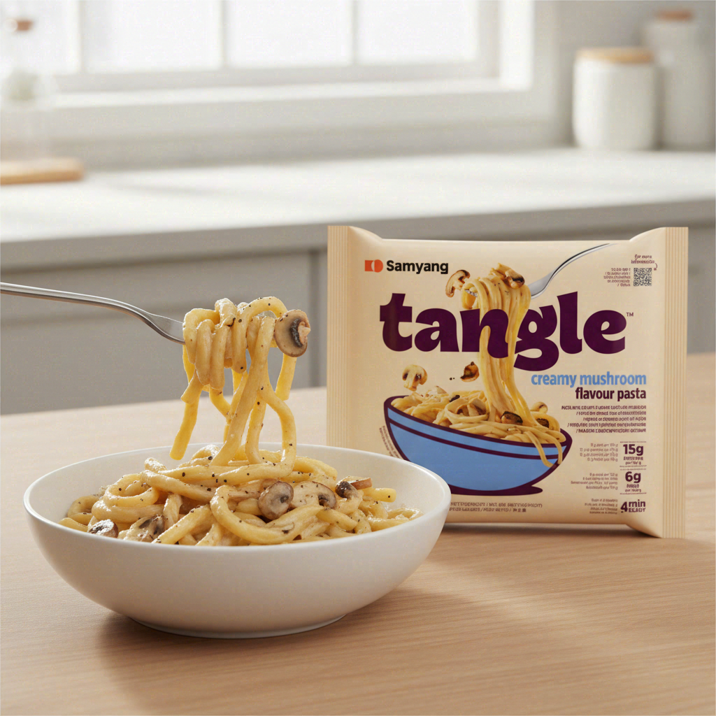 SAMYANG Tangle Pâtes à la crème de champignons 105 g