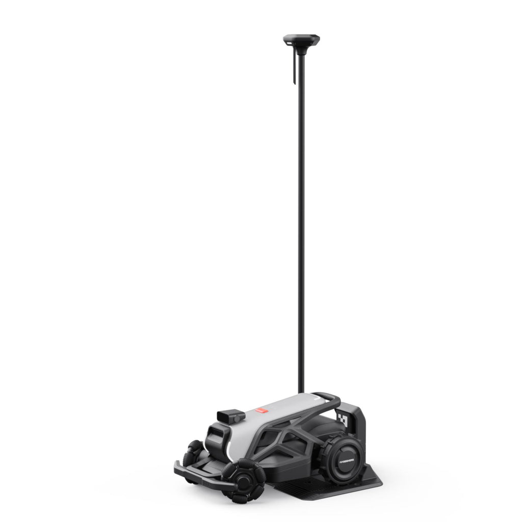 Robot tondeuse IA AirSeekers TRON SE | Première tondeuse mulching à vision IA à 300° au monde, sans fil périphérique, couverture de 1800 ㎡, pentes de 65°, cartographie RTK