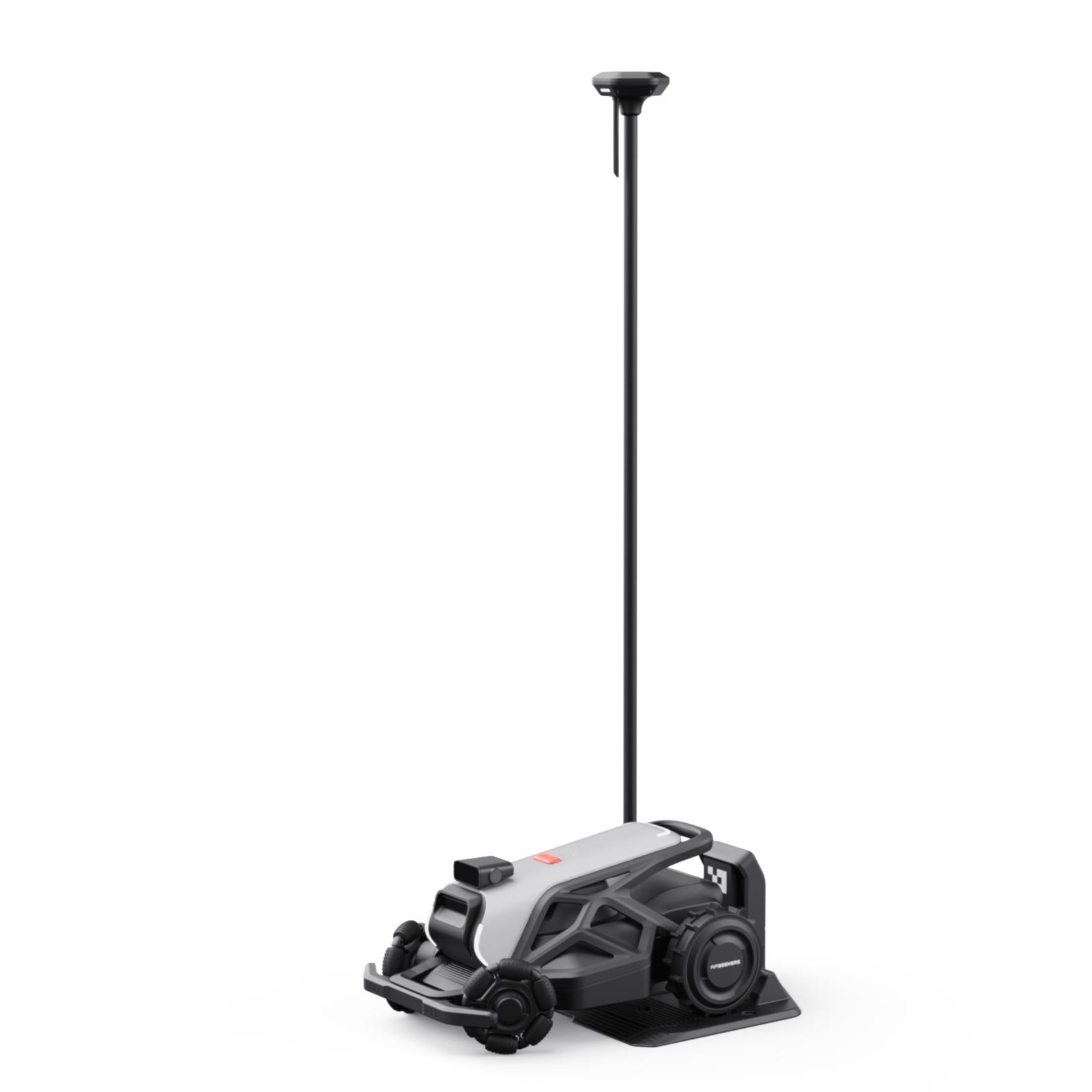 Robot tondeuse IA AirSeekers TRON SE | Première tondeuse mulching à vision IA à 300° au monde, sans fil périphérique, couverture de 1800 ㎡, pentes de 65°, cartographie RTK