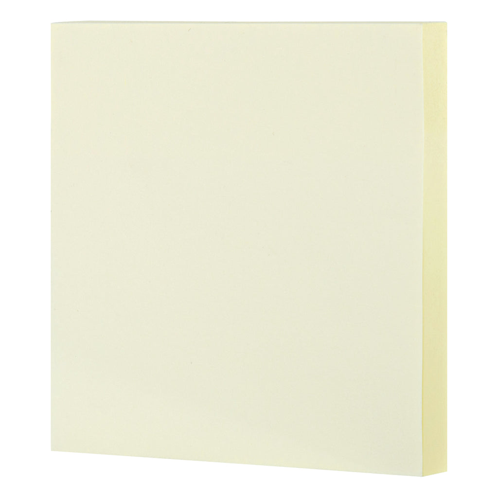 Deli Notes adhésives 7,6 × 7,6 cm jaune - Lot de 12 x 100 feuilles