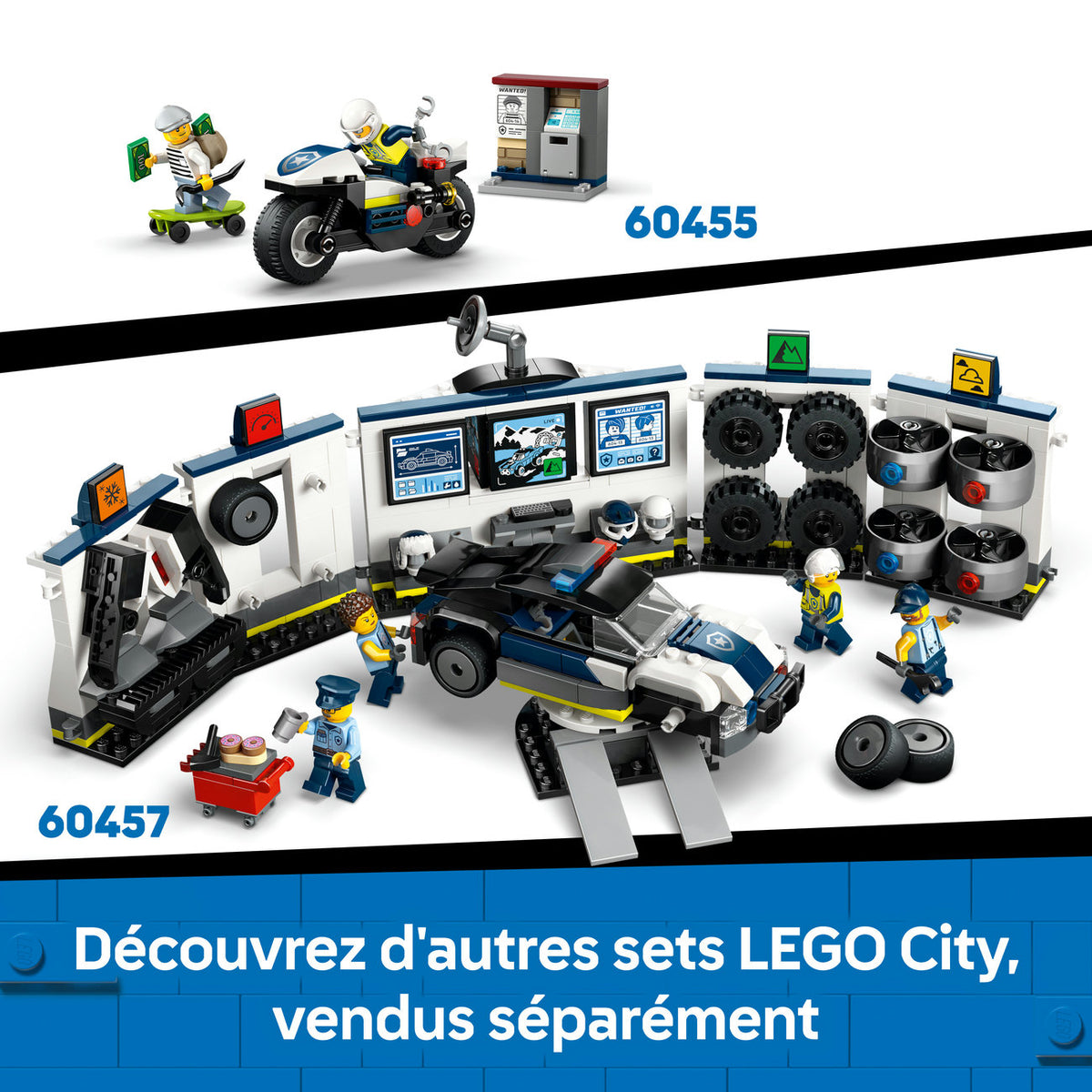 LEGO City 60456 La course-poursuite en bateau de police