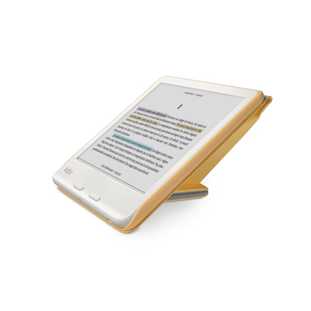 Kobo SleepCover Étui pour Kobo Libra Colour - Jaune beurre