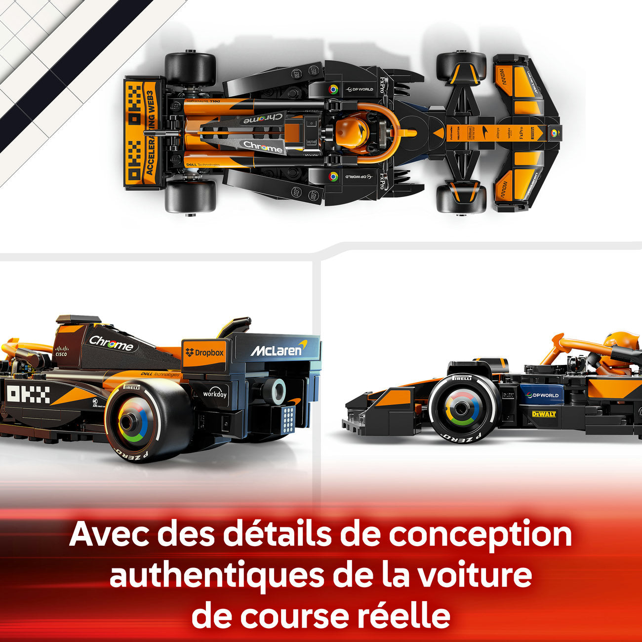 LEGO Speed Champions 77251 Voiture F1® McLaren Team MCL38