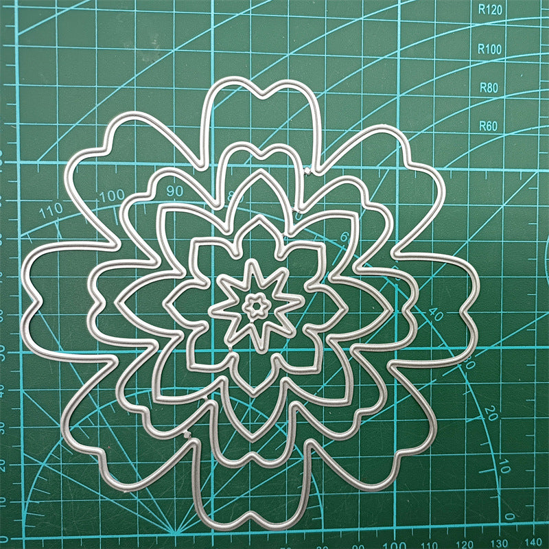 WhereHike Matrices de découpe de printemps en métal, pochoirs de gaufrage et matrices de découpe pour création de cartes, scrapbooking, loisirs créatifs en papier, albums, tampons