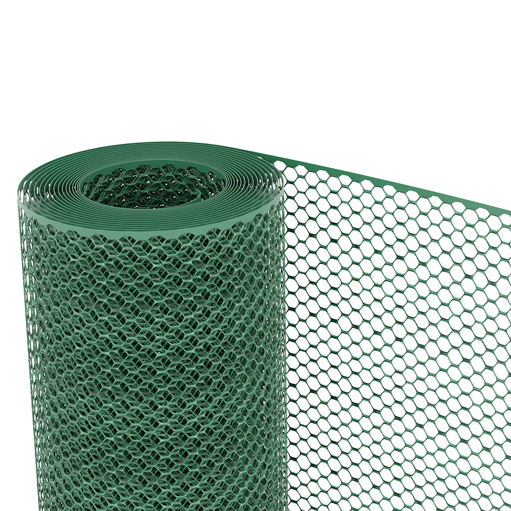 Tenax Exagon Filet à mailles hexagonales Vert pour clôture de balcon et terrasse 1 x 30 m