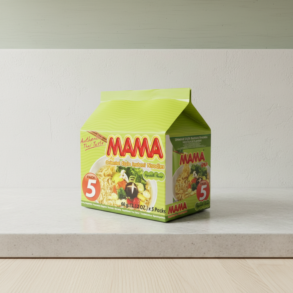 MAMA Nouilles instantanées saveur légumes - 5 x 60 g