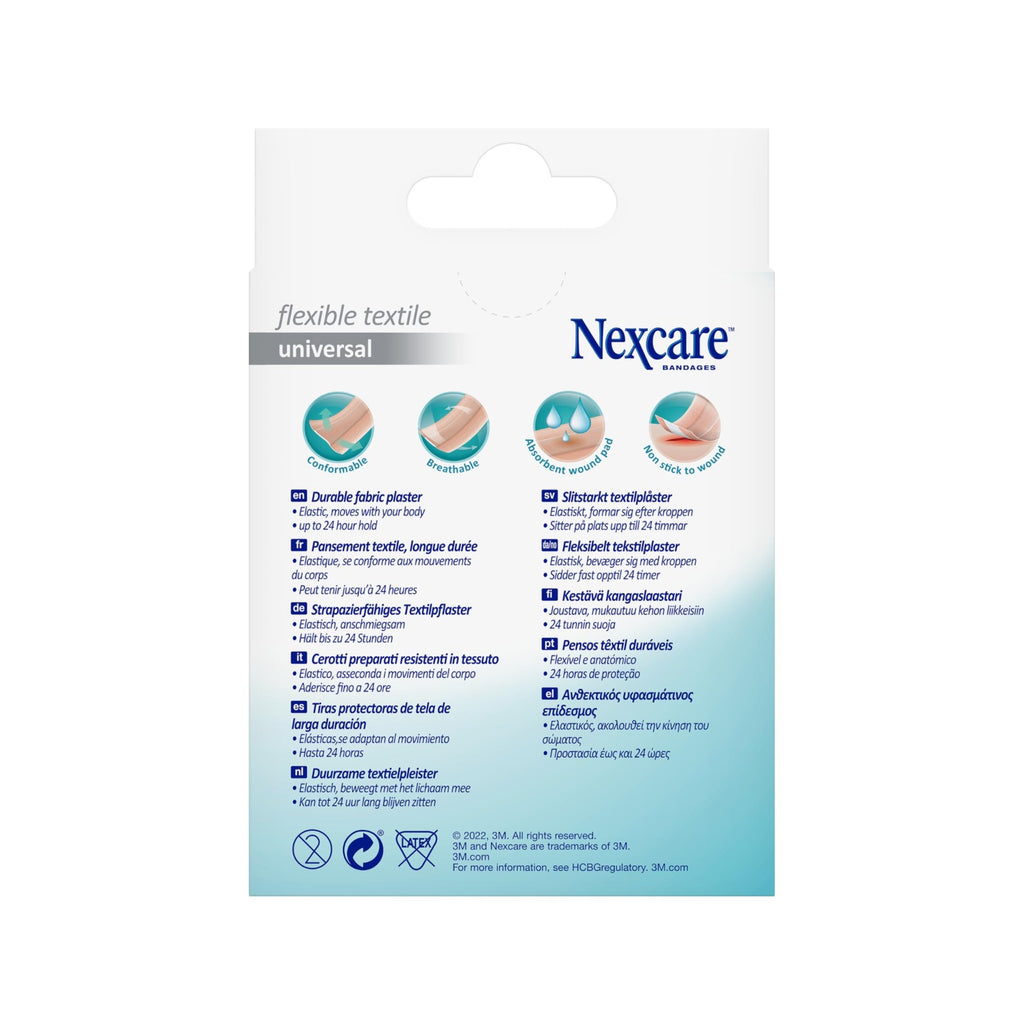 NEXCARE™ Flexible Textile Universal Pansement 6cm x 1m 1 Rouleau