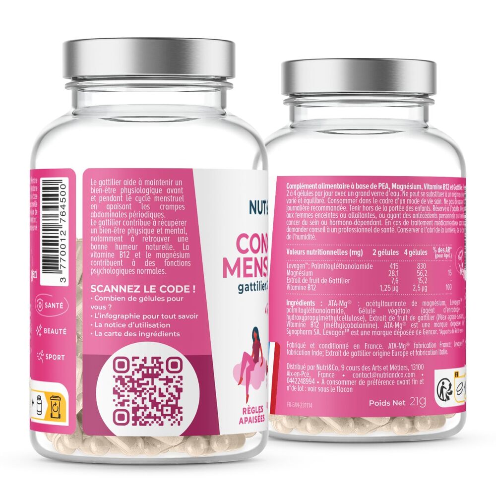 Nutri&Co Confort Menstruel - 40 gélules
