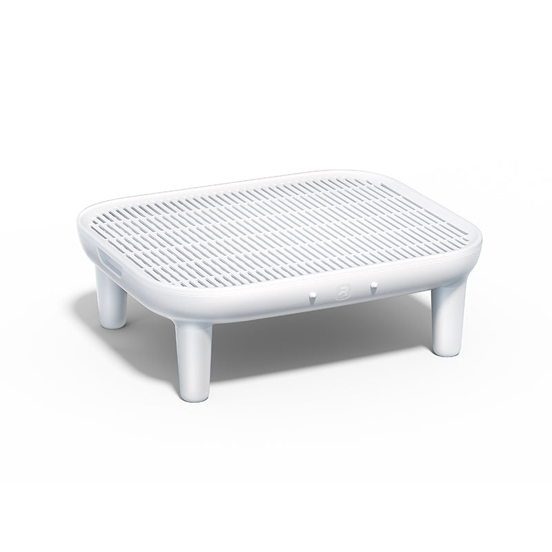 Homerunpet Tapis de litière avec marche intégrée, Compatible avec bac à litière pour chat CS106, Augmentation de hauteur 17 cm