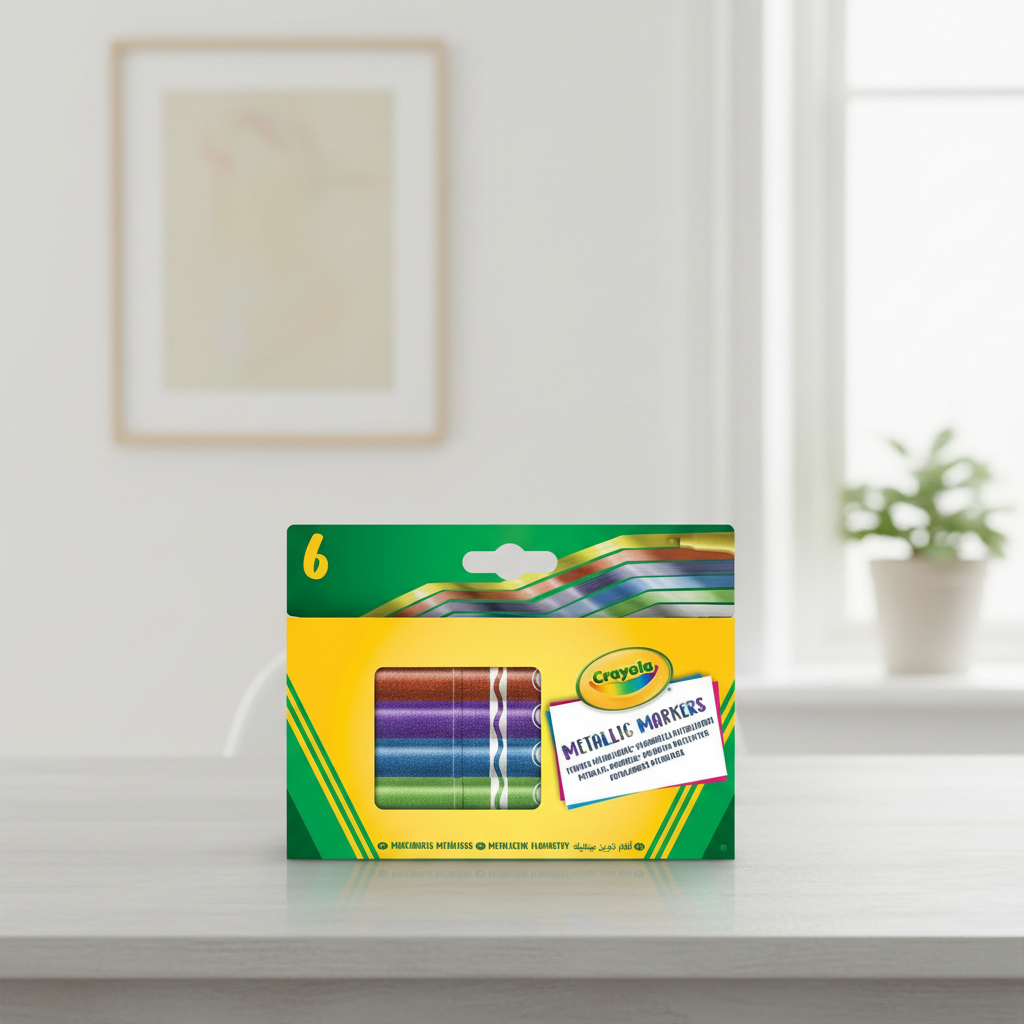 Crayola 6-Marqueurs métallisés