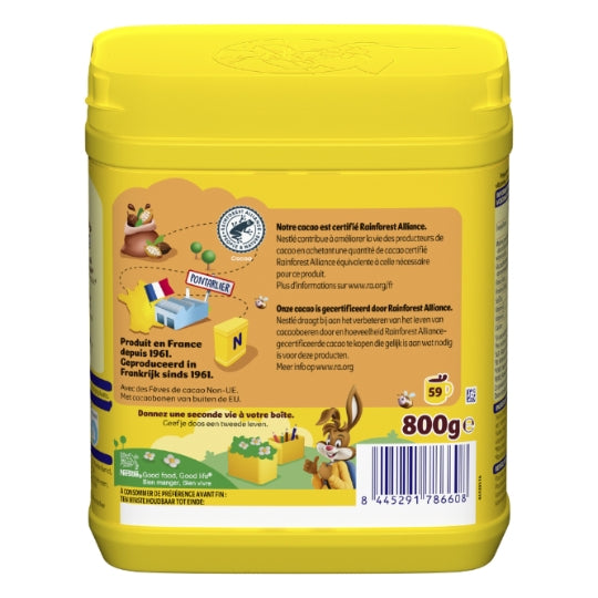 Nestlé Nesquik Poudre de Boisson au Cacao Instantanée, 800 g