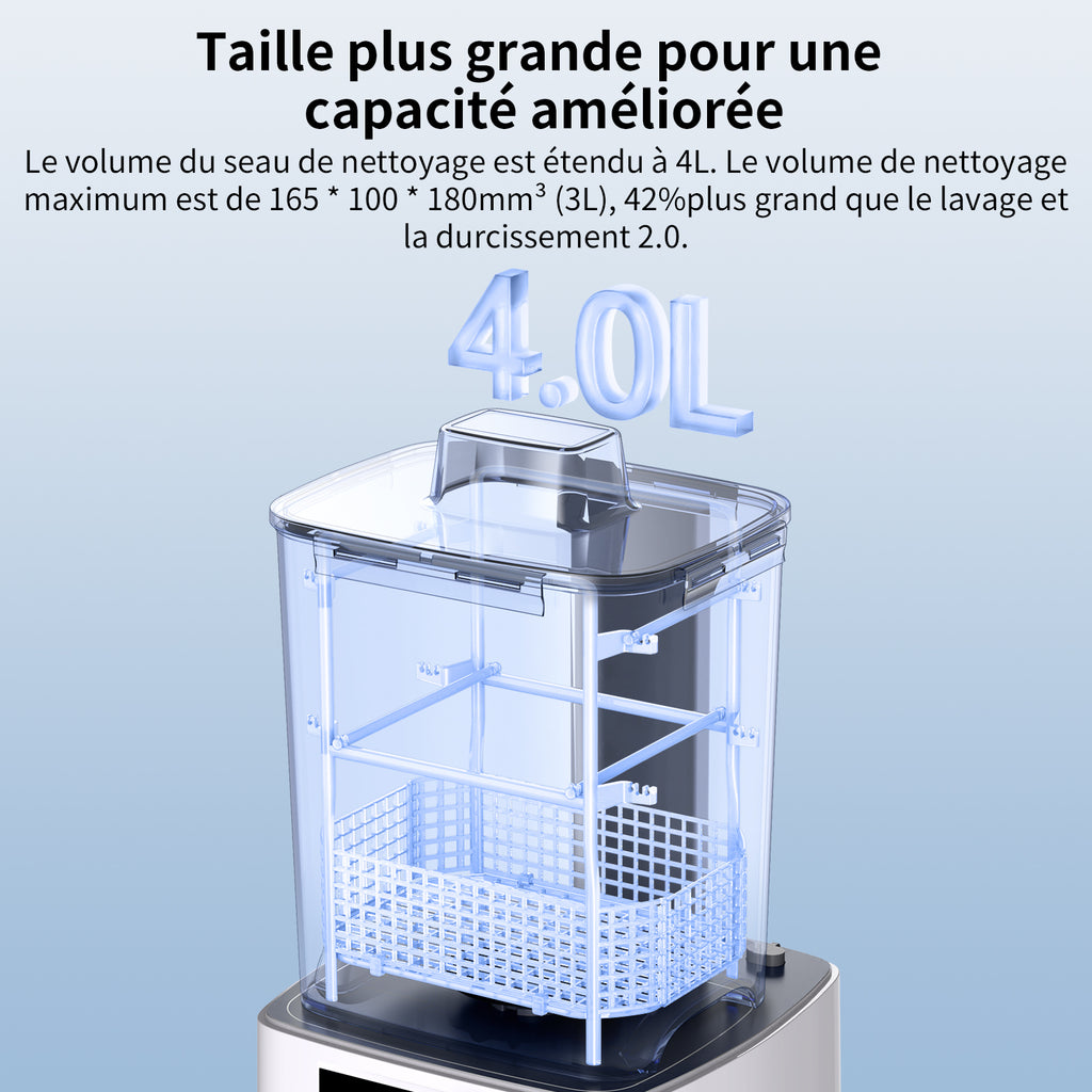 ANYCUBICWash & Cure 3 Station de post-traitement résine 2-en-1 avec lavage puissant et durcissement UV, capacité de nettoyage 165 × 100 × 180 mm