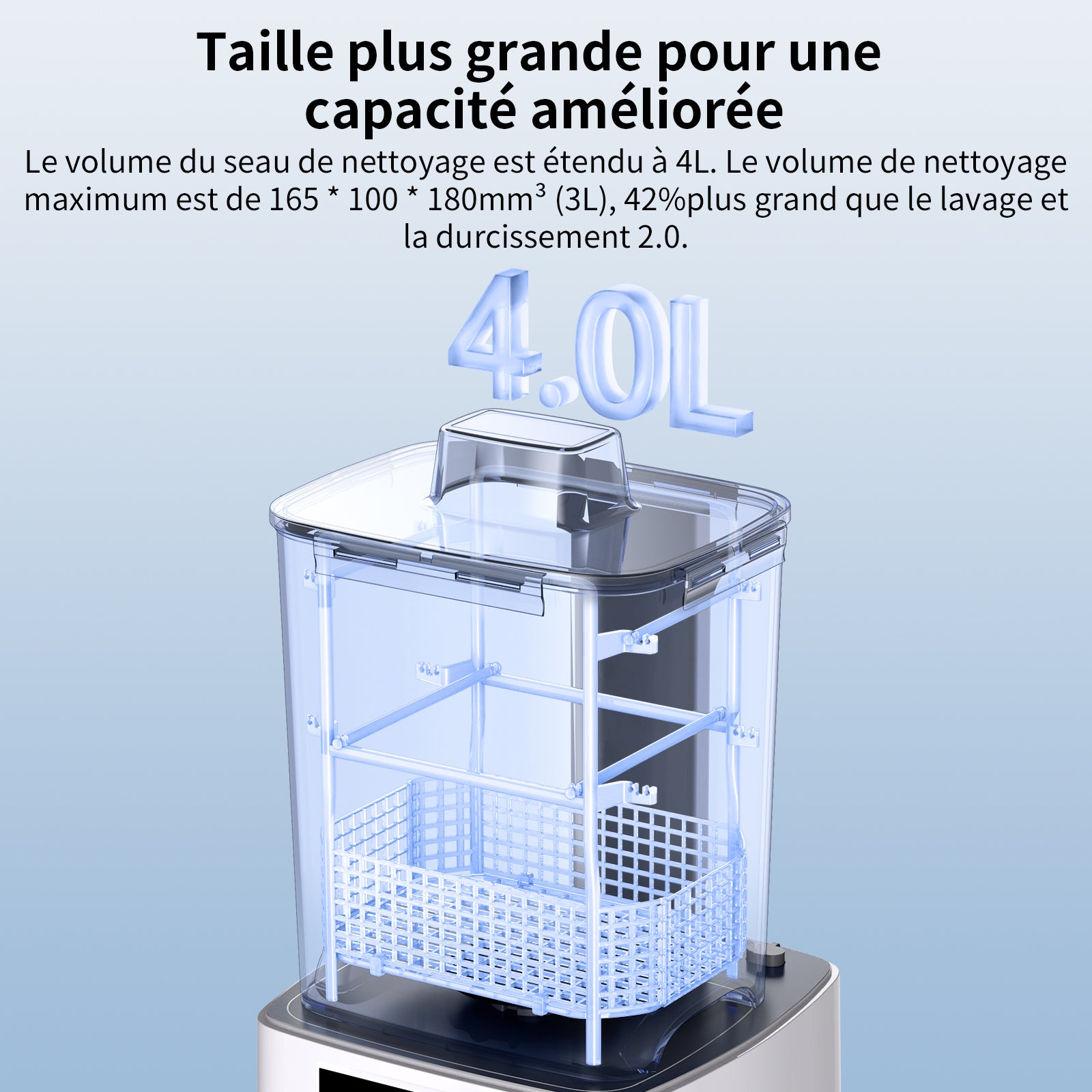 ANYCUBICWash & Cure 3 Station de post-traitement résine 2-en-1 avec lavage puissant et durcissement UV, capacité de nettoyage 165 × 100 × 180 mm