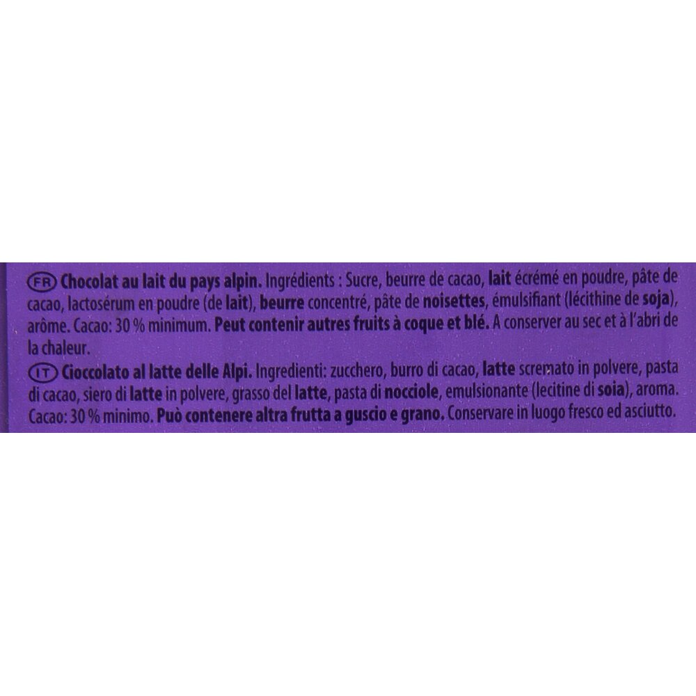 MILKA chocolat au lait tablette 200g