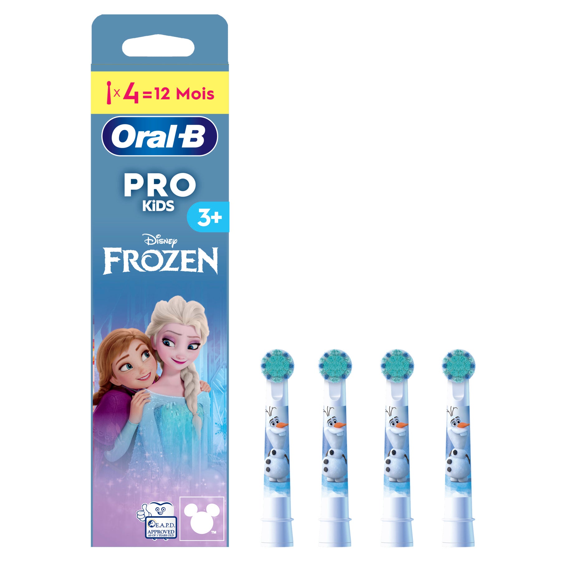 Oral-B Brossettes pour enfants La Reine des neiges x4