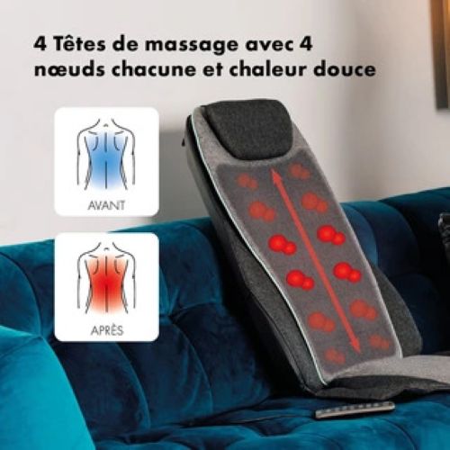 ZEN Olympus - Siège de massage - 3 types de massage : Shiatsu Max, Percussion, Roulement - Soulage les muscles et apaise les tensions