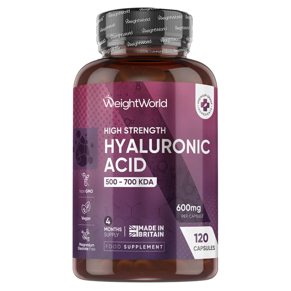 WeightWorld Acide hyaluronique 600 mg 120 gélules