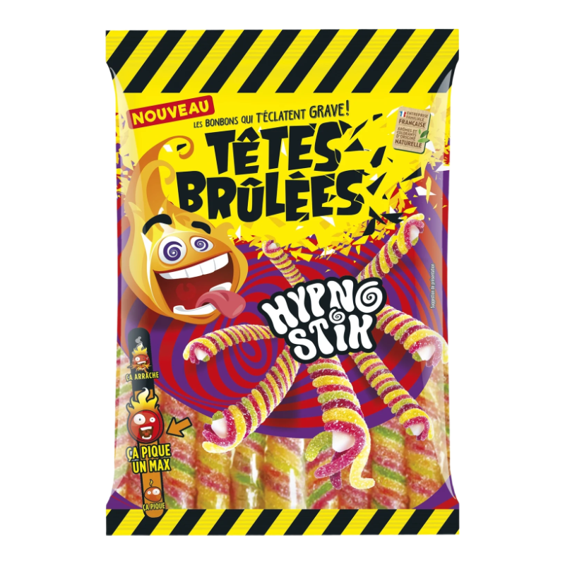 TÊTES BRÛLÉES Hypnotik Bonbons acidulés - 180 g