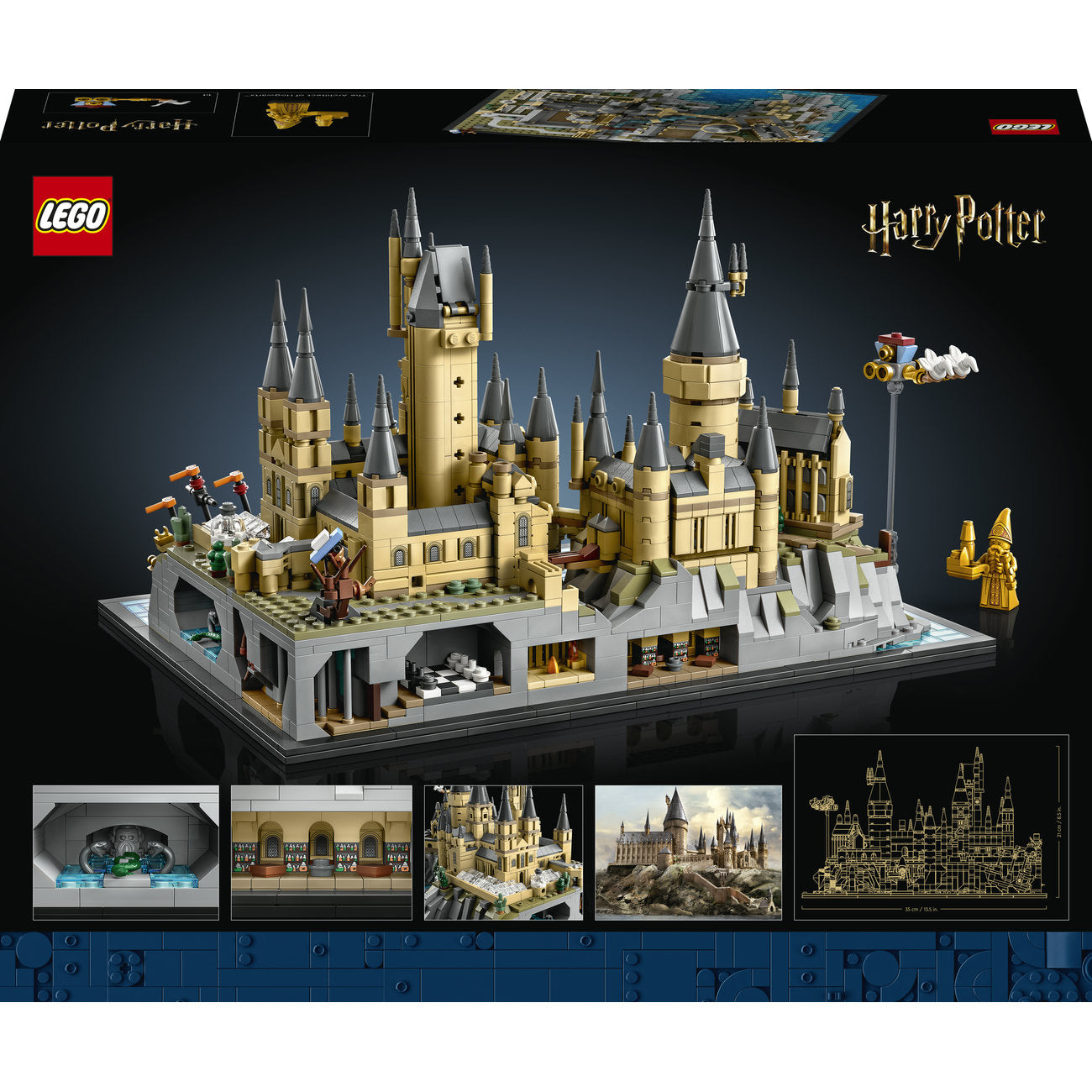 LEGO Harry Potter 76419 Château de Poudlard et ses environs Set de construction de collection pour adulte