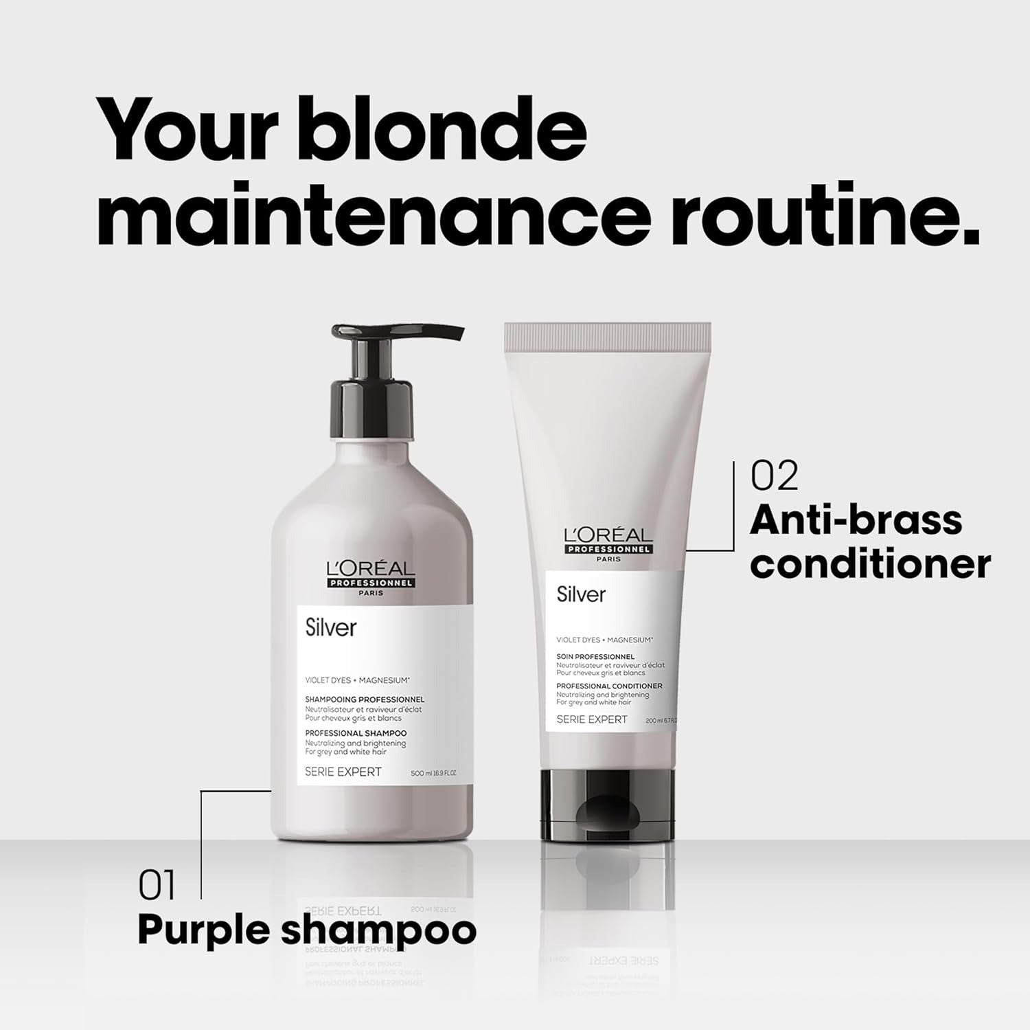 L'OREAL PROFESSIONNEL Silver après-shampooing – 200 ml