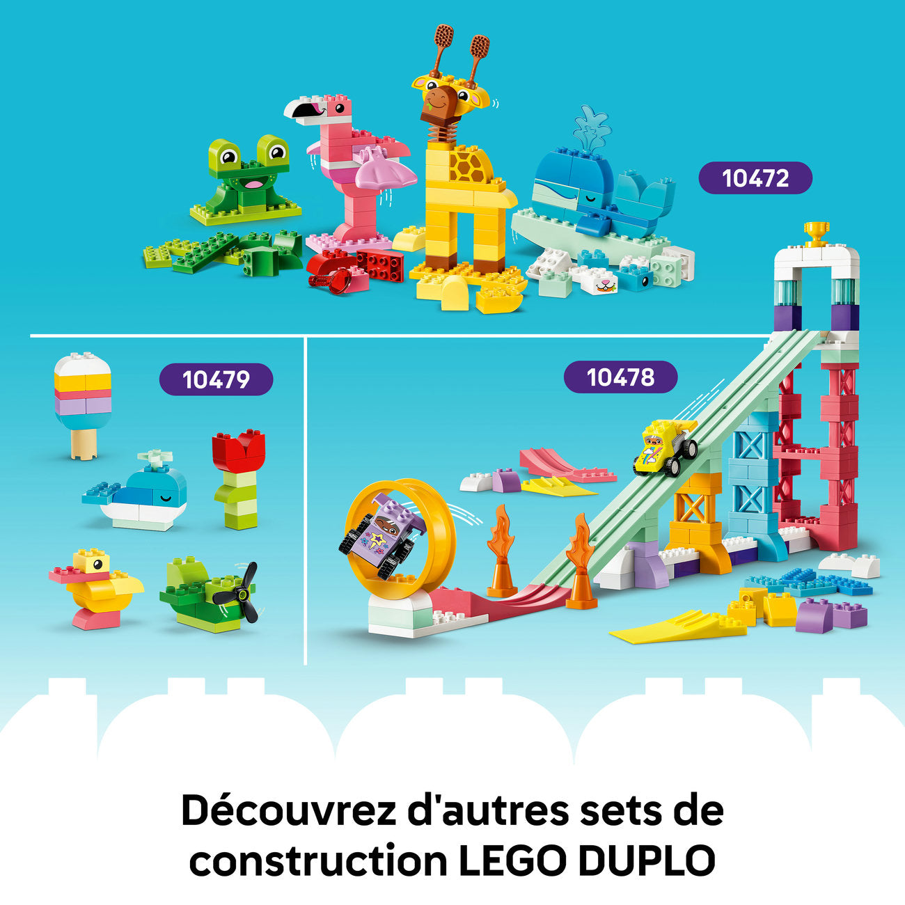 LEGO DUPLO Town 10480 Découverte de la forêt avec des animaux sauvages