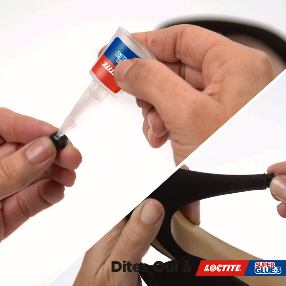 Loctite - Super Glue-3 Précision (flacon de 5 g) – Colle forte pour réparations précises – liquide tous matériaux – transparente à séchage rapide