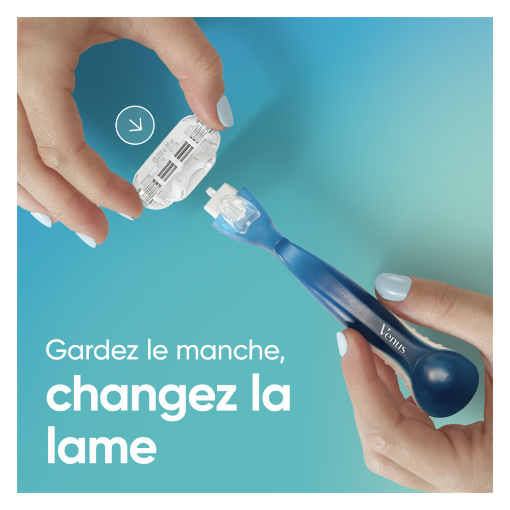 GILLETTE Venus Sensitive - Rasoirs jetables 3 lames - 3 pièces