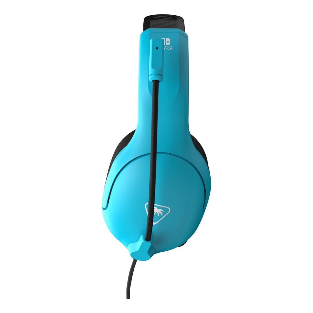 TURTLE BEACH Airlite Fit Casque Gaming Filaire (Prise 3.5mm) - Micro Muet par Basculement - Nintendo Switch, Switch Lite, Switch OLED, PC & Mobile - Bleu/Rouge