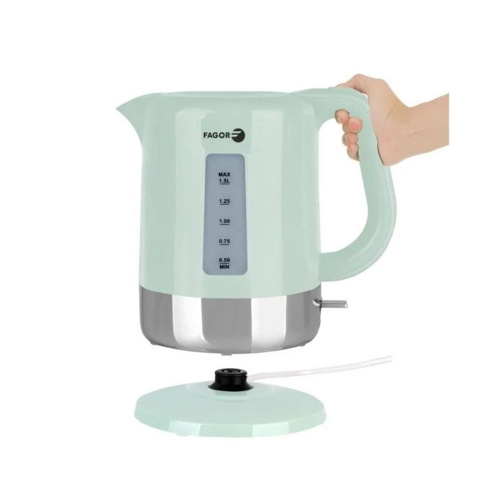 FAGOR FG5148 Bouilloire électrique sans fil 2200 W d'1,5 L - Vert