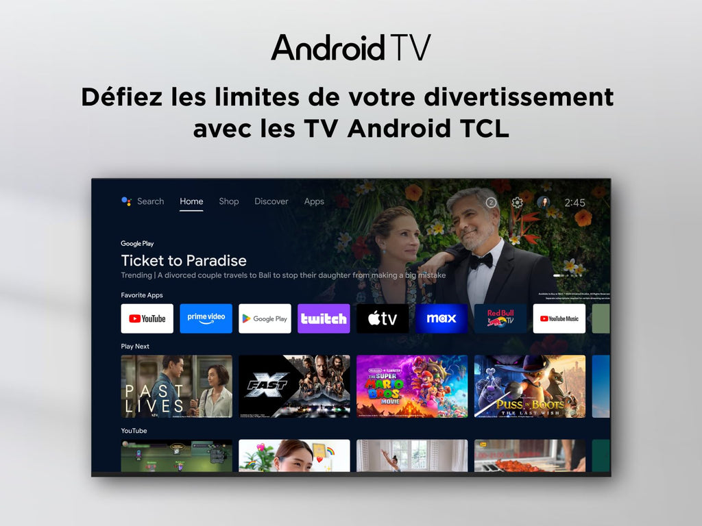 TCL 43V5C - 43 pouces - Full HD QLED - 2025
