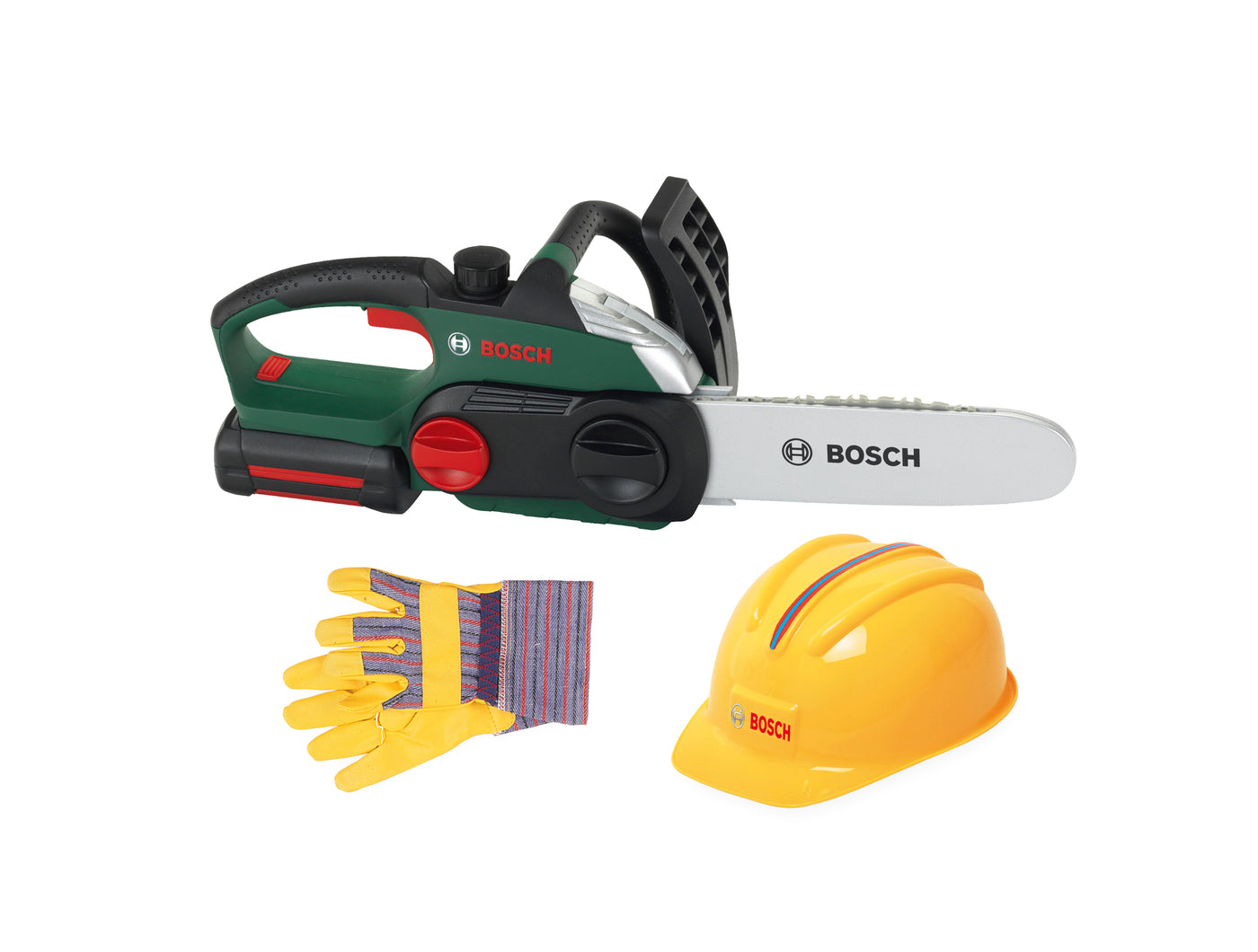Klein Bosch Set de Tronçonneuse Jouet 8300 avec Casque et Gants