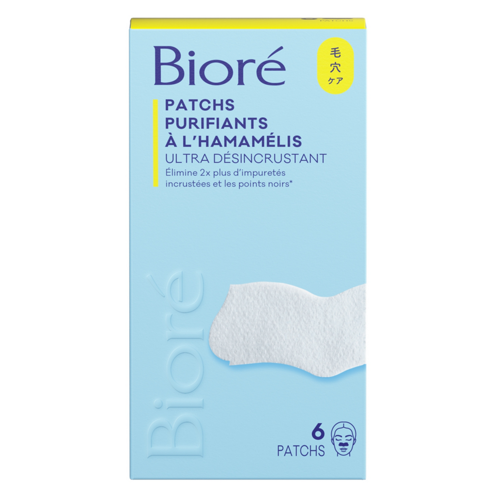 Biore Patchs Ultra Purifiants pour Points Noirs - 6 Pièces