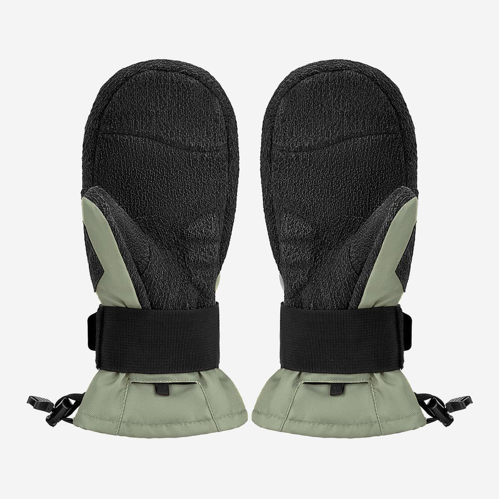 OutdoorMaster Moufles de ski imperméables 3M et Kevlar pour adultes hommes et femmes gris taille L