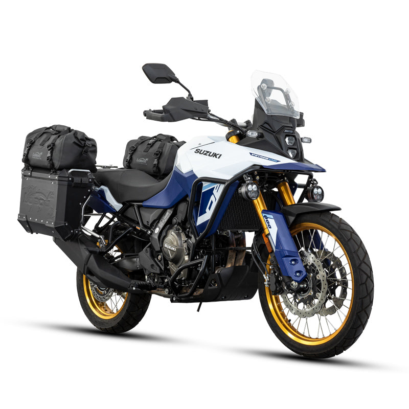 LOBOO Sacoche arrière de moto magnétique à fermeture enroulable - 20 L Sac polochon étanche IPX6 avec valve d'air