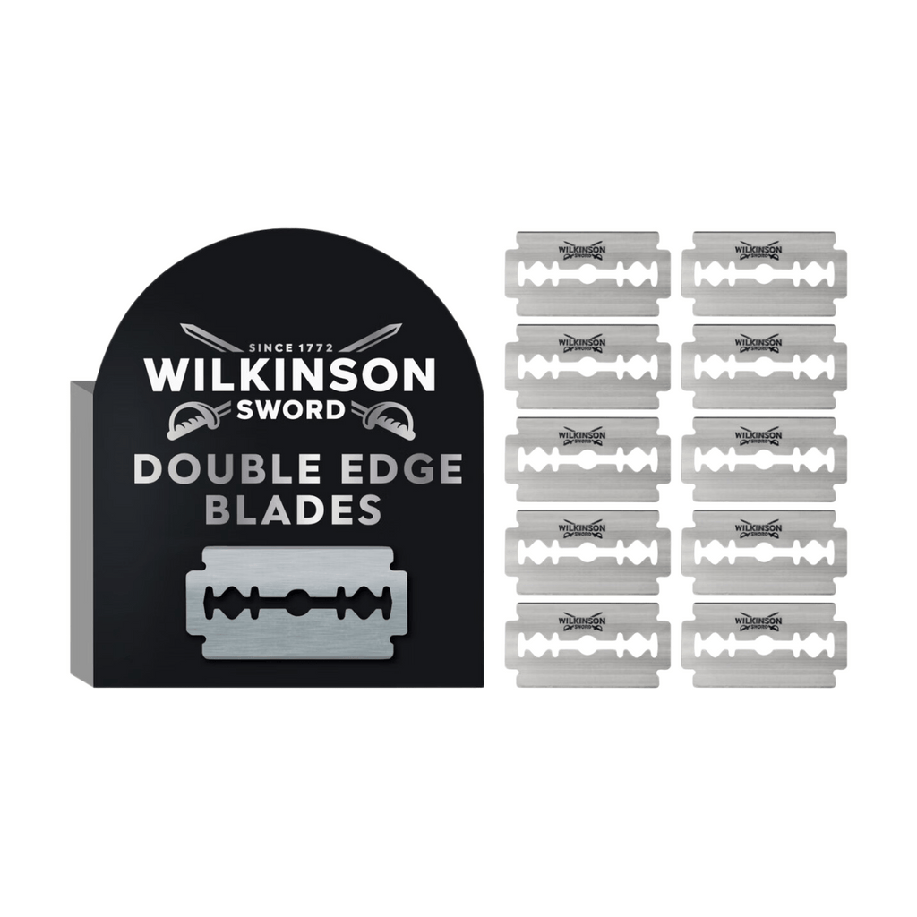 WILKINSON SWORD Double Edge - Lames de Rasoir de Sureté Pour Homme - x10