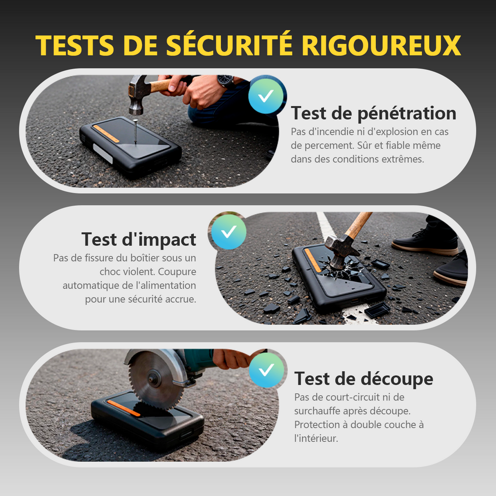 Démarreur de voiture GOKKCL GK01 à ions sodium, grande capacité 17 500 mAh, pack de démarrage d'urgence 4 en 1 avec pompe à air haute pression 25 cylindres (150 PSI)