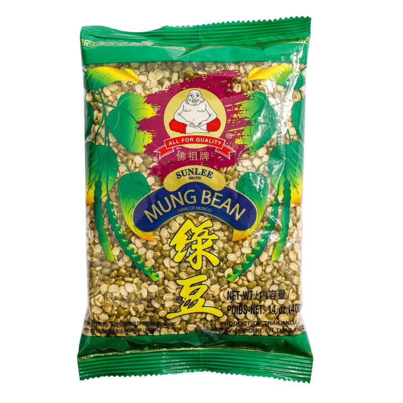 Sunlee Haricots mungo cassés avec peau - 400 g
